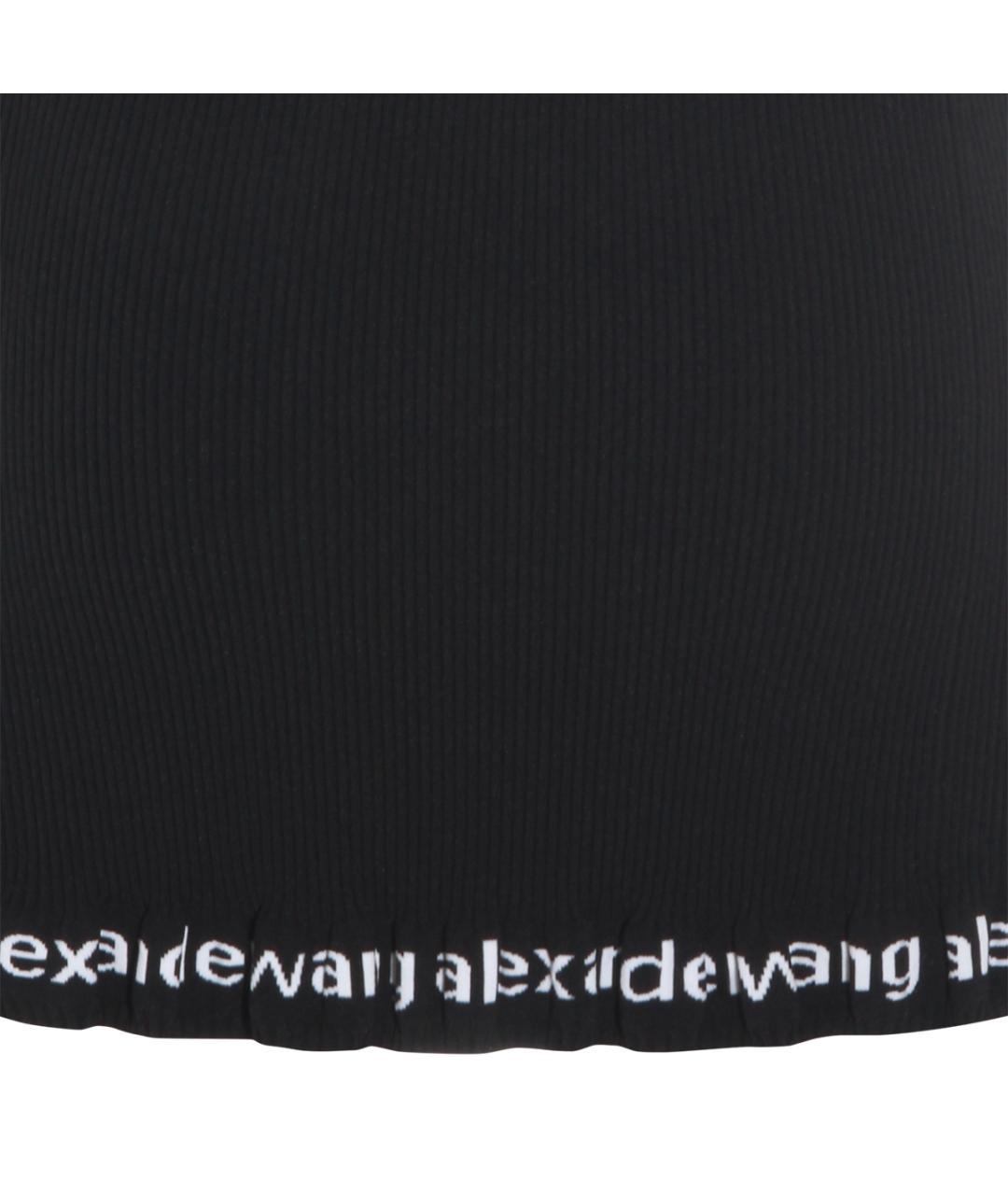 ALEXANDER WANG Черная юбка миди, фото 3