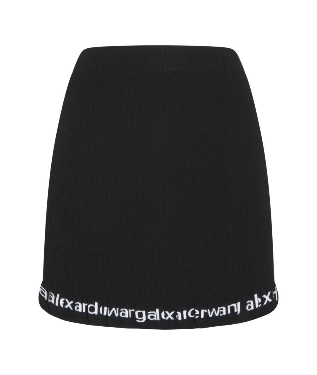 ALEXANDER WANG Черная юбка миди, фото 1