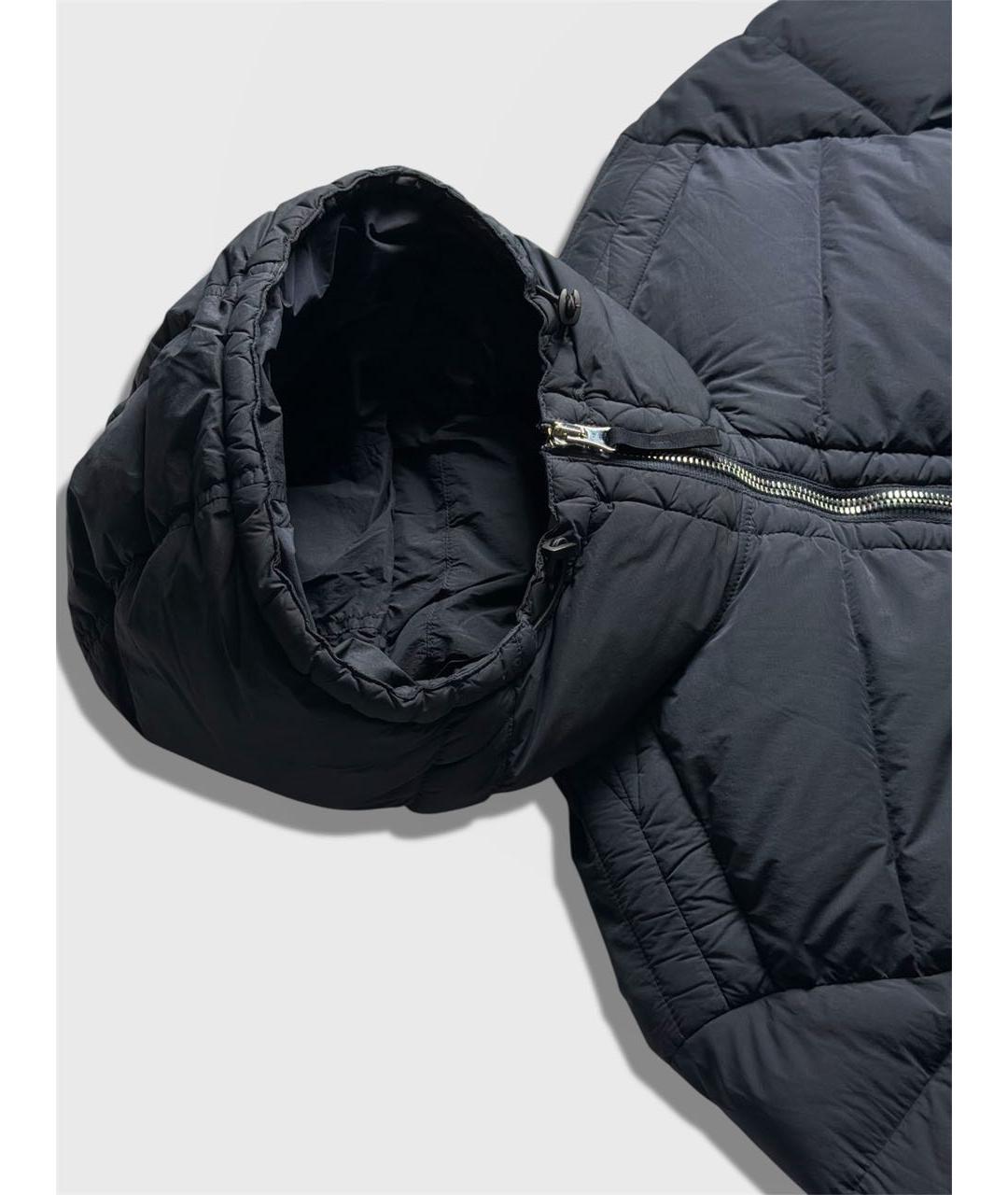 STONE ISLAND Темно-синий пуховик, фото 3