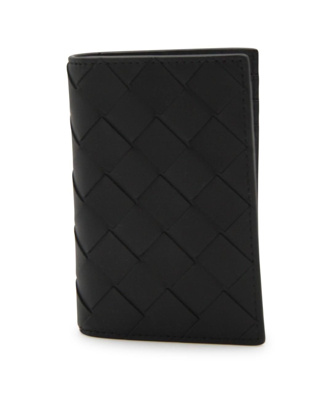 BOTTEGA VENETA Черный кожаный кардхолдер, фото 1