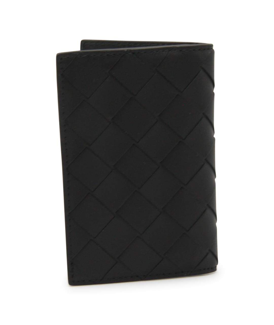 BOTTEGA VENETA Черный кожаный кардхолдер, фото 3