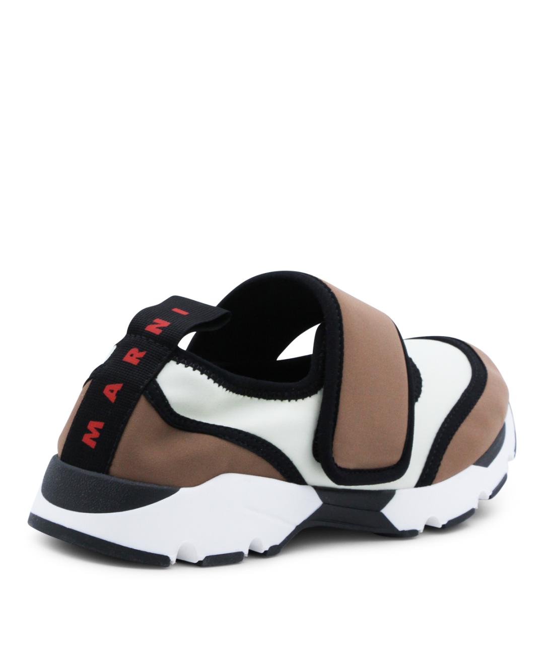 MARNI Мульти текстильные кроссовки, фото 3