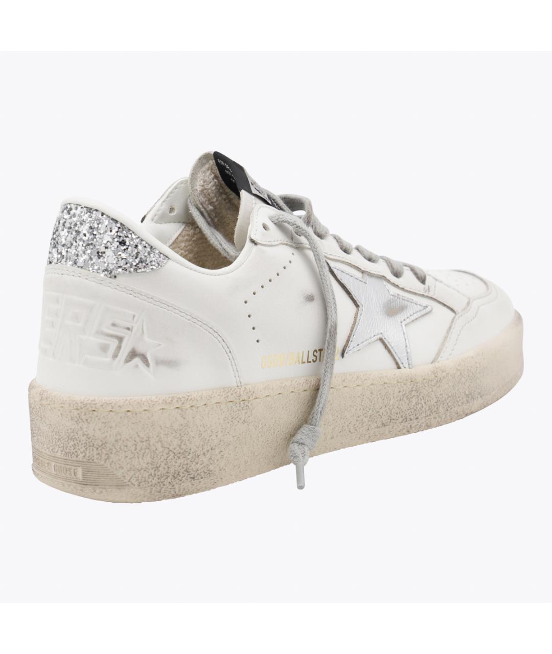 GOLDEN GOOSE DELUXE BRAND Белые кожаные кеды, фото 4