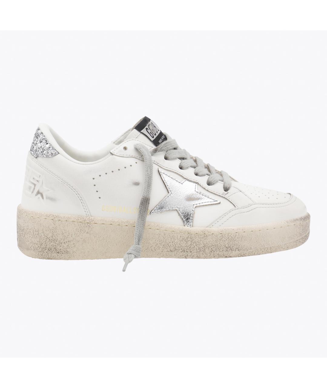 GOLDEN GOOSE DELUXE BRAND Белые кожаные кеды, фото 2