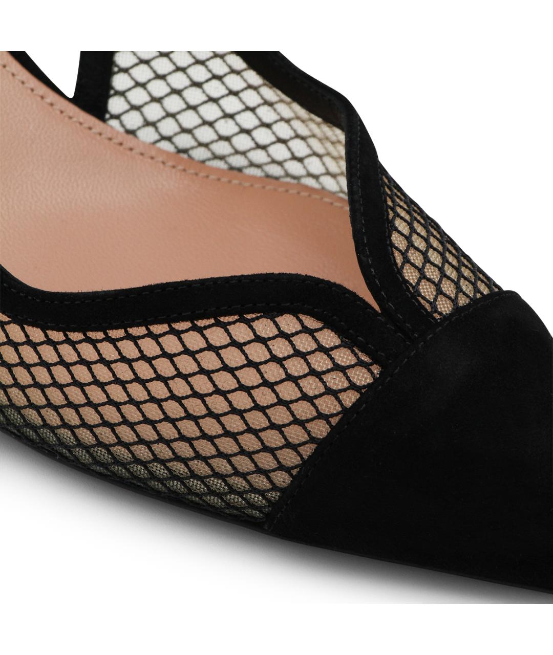 AQUAZZURA Черные кожаные туфли, фото 4