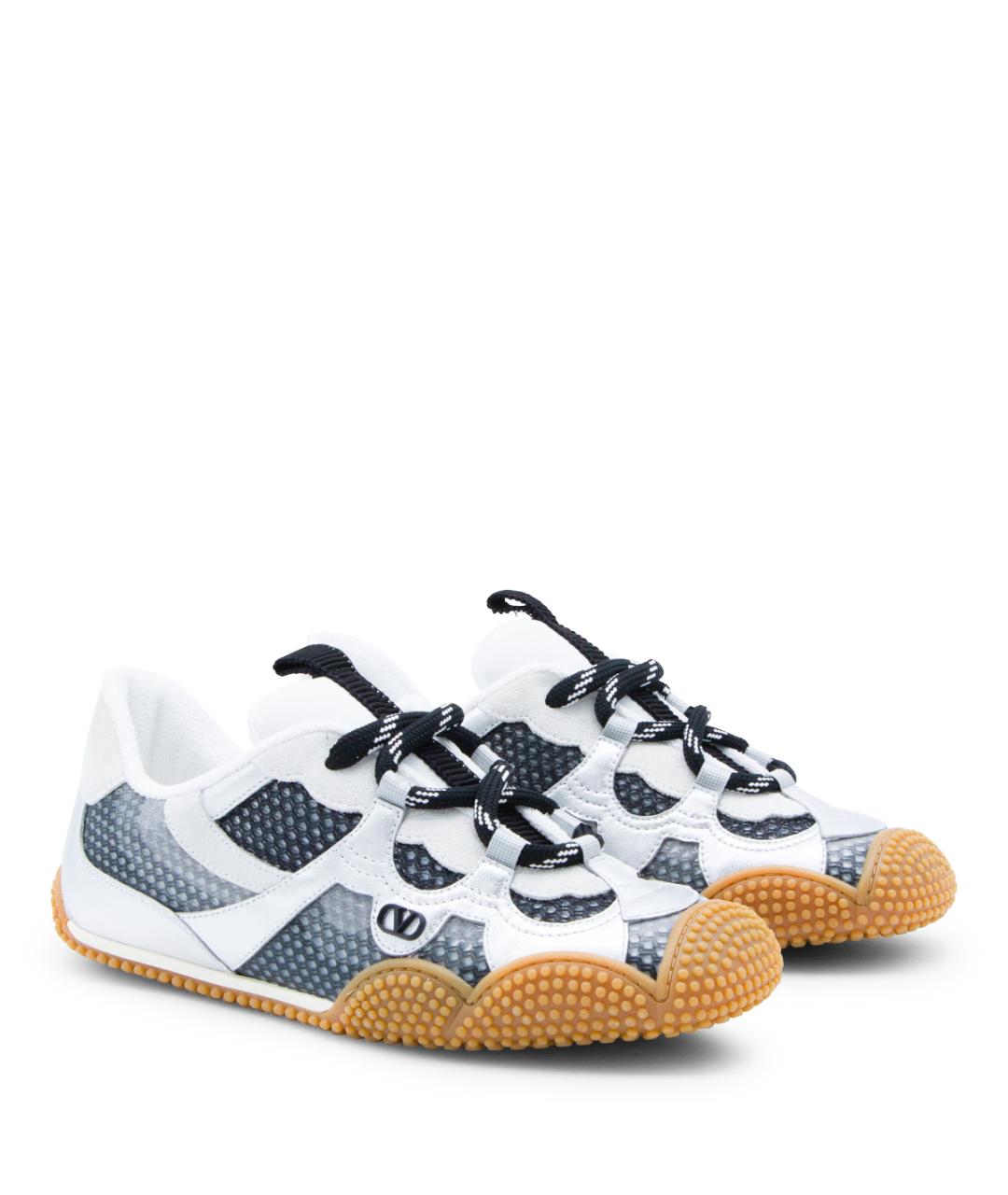 VALENTINO Белые кожаные кроссовки, фото 2