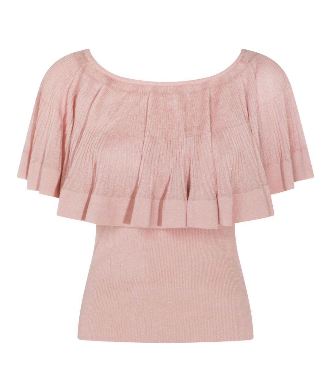 ZIMMERMANN Розовая вискозная блузы, фото 1