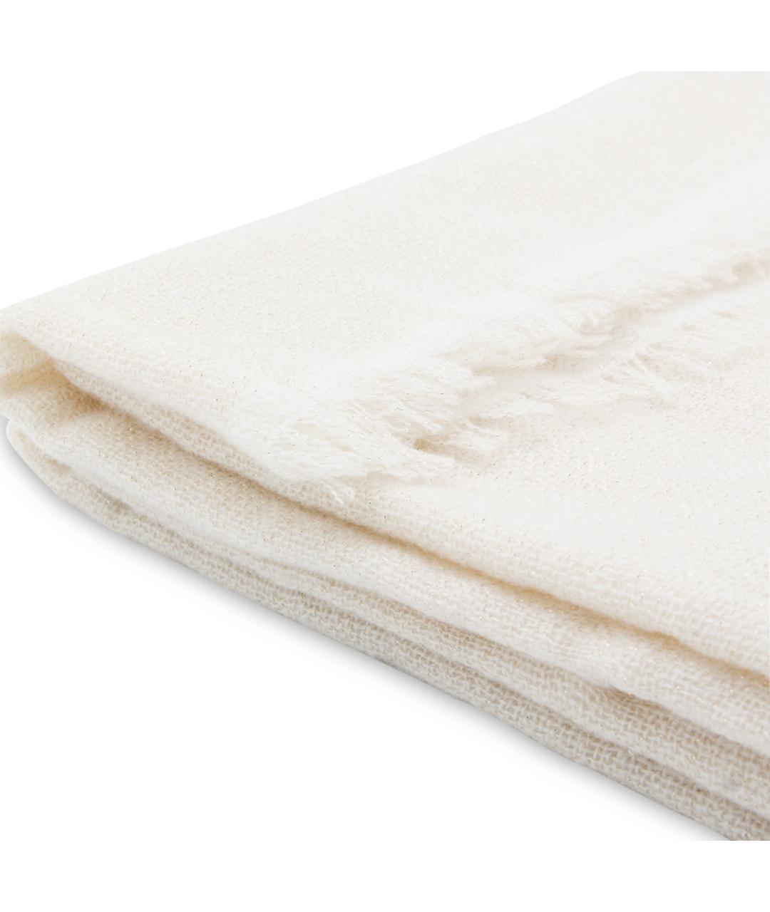 FABIANA FILIPPI Бежевый кашемировый шарф, фото 2