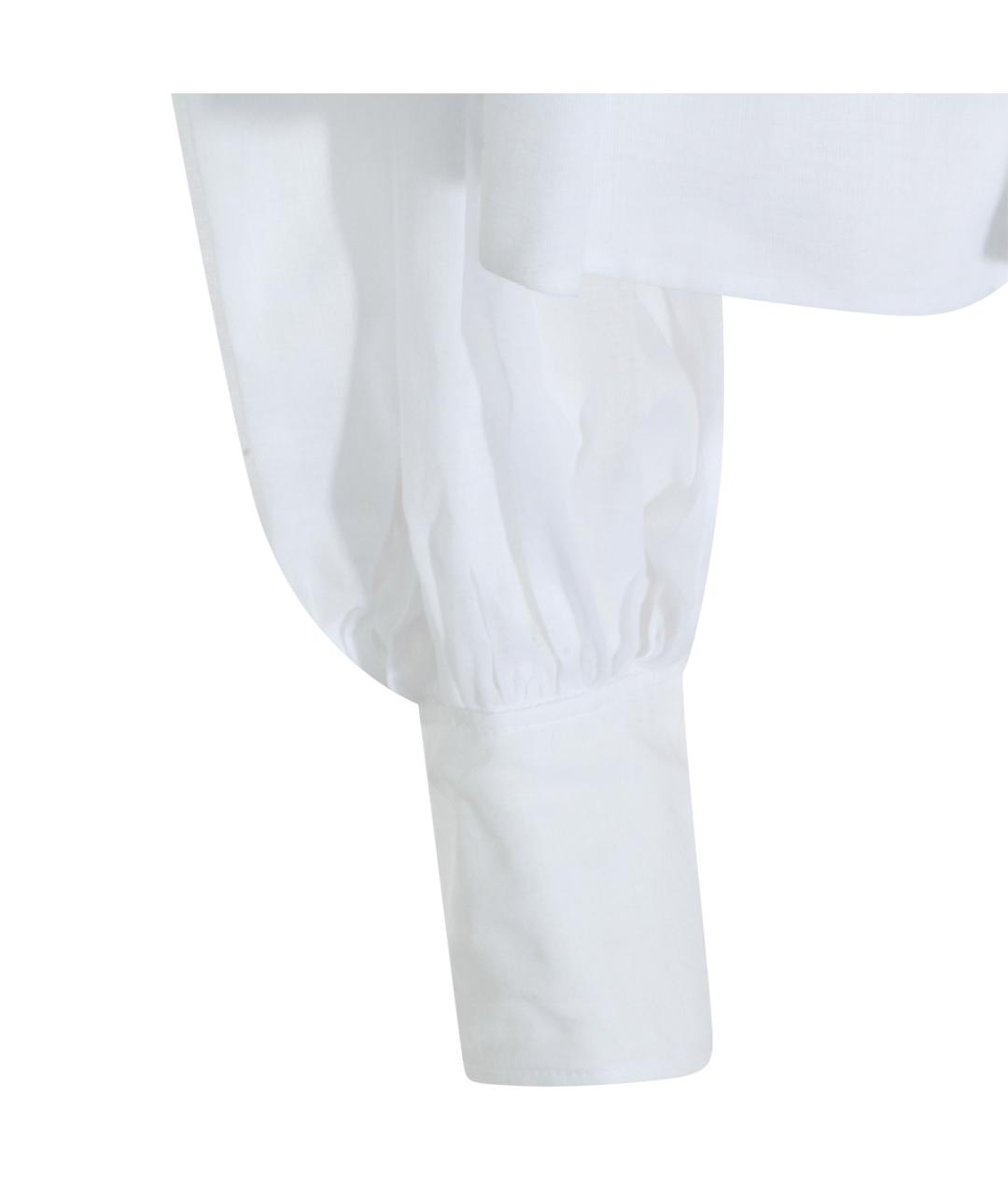 CHLOE Белая шелковая блузы, фото 4