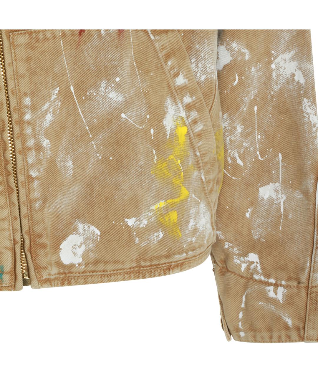 MOSCHINO Бежевая хлопковая куртка, фото 4