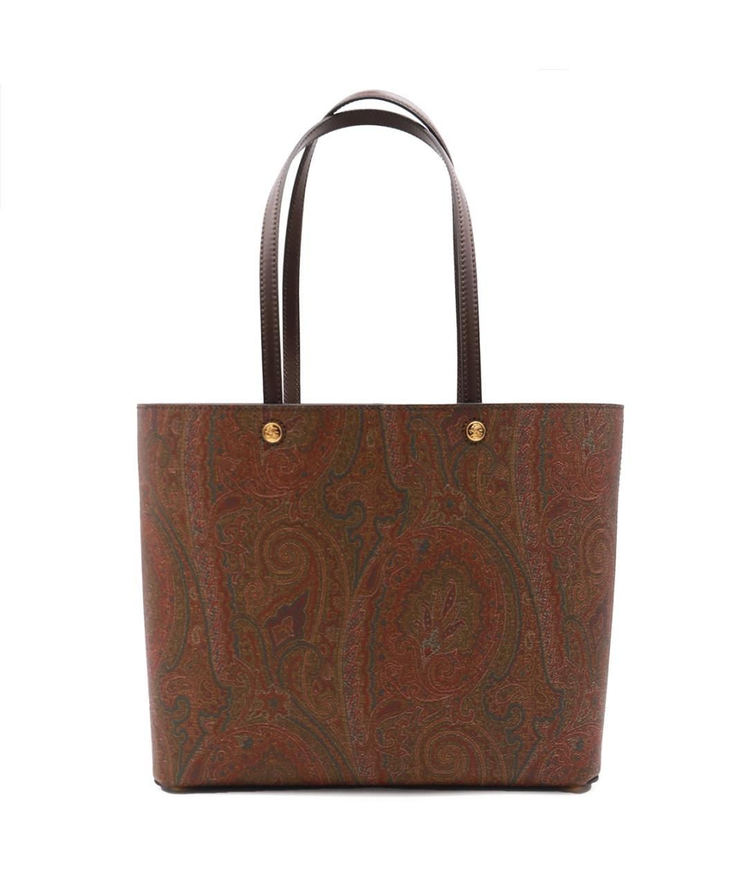 ETRO Коричневая хлопковая сумка тоут, фото 1