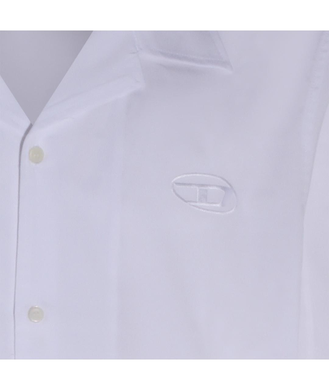 DIESEL Белая хлопковая классическая рубашка, фото 3