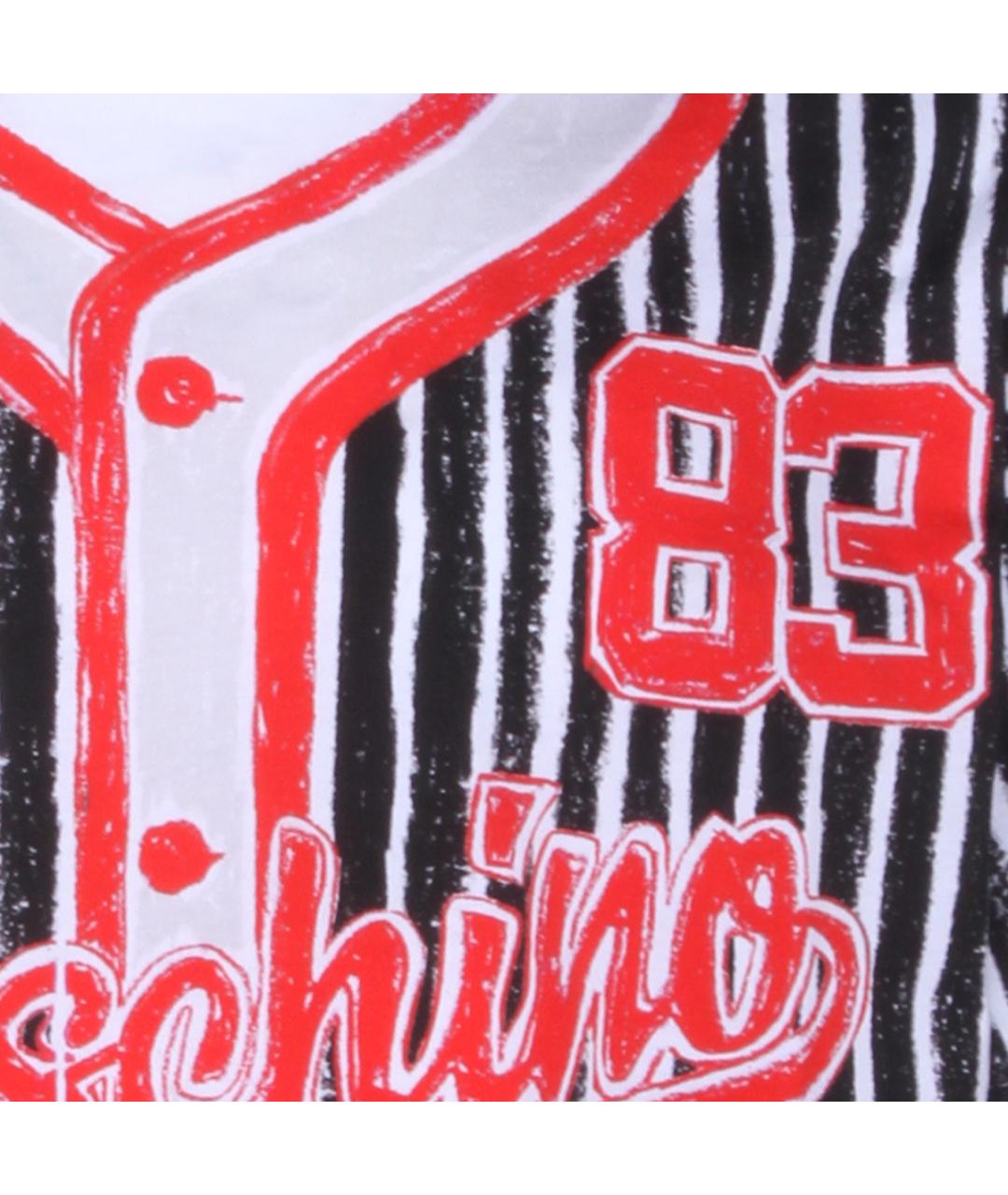 MOSCHINO Красная хлопковая футболка, фото 3