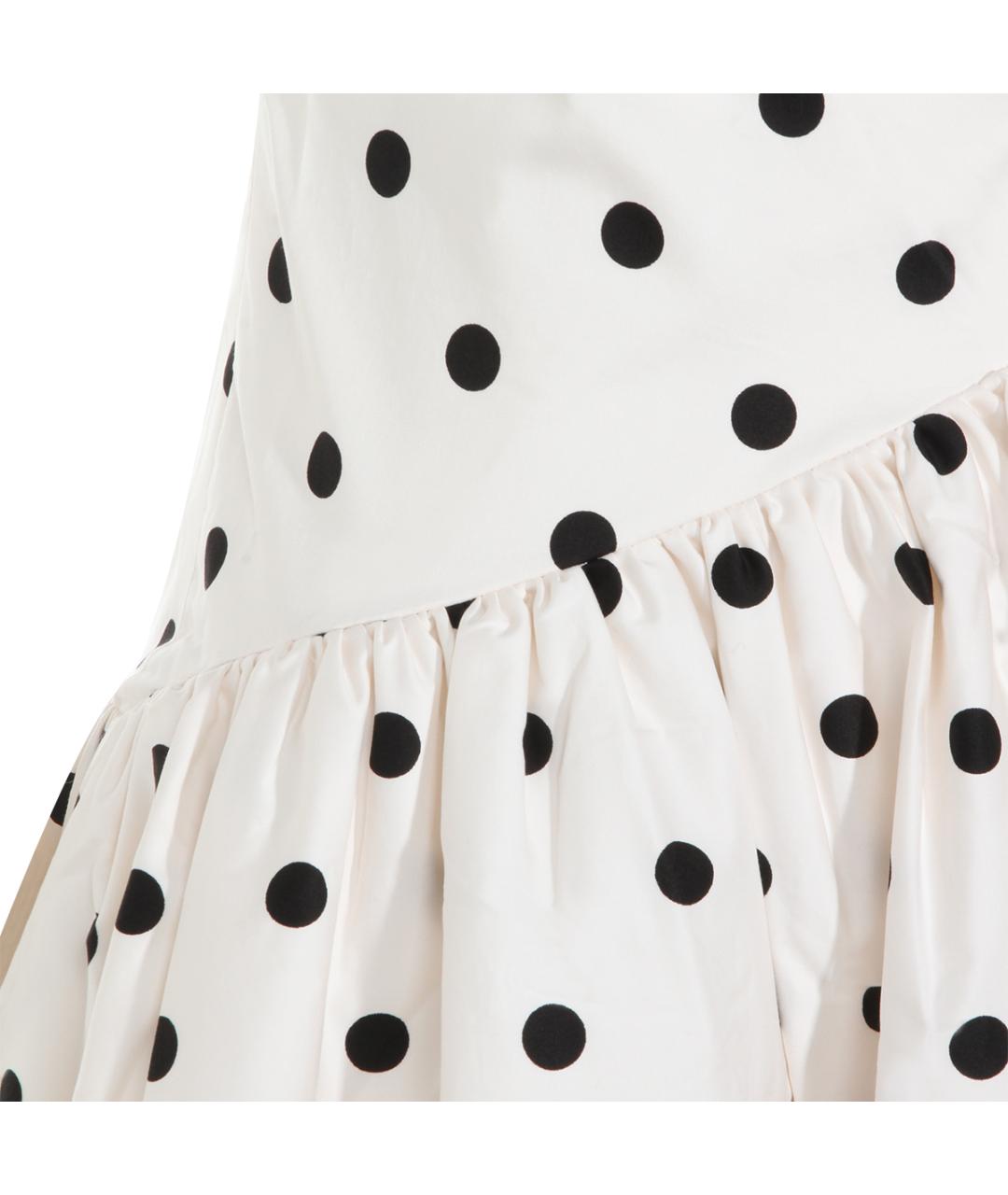 SELF-PORTRAIT Белое хлопковое повседневное платье, фото 4