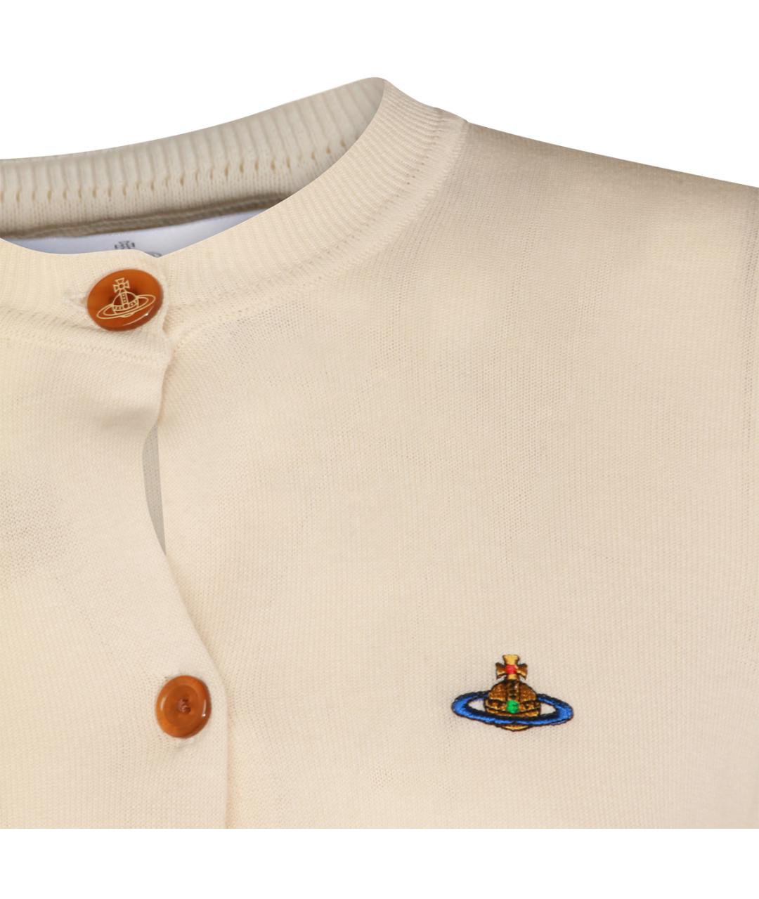 VIVIENNE WESTWOOD Белый кардиган, фото 3