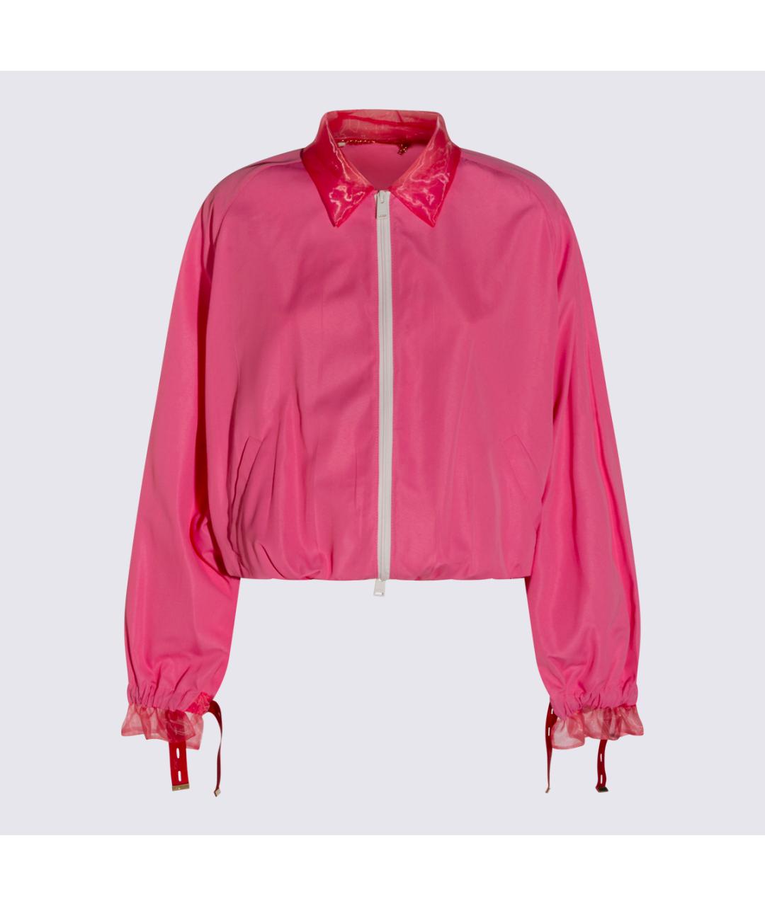 FENDI Розовая вискозная куртка, фото 2