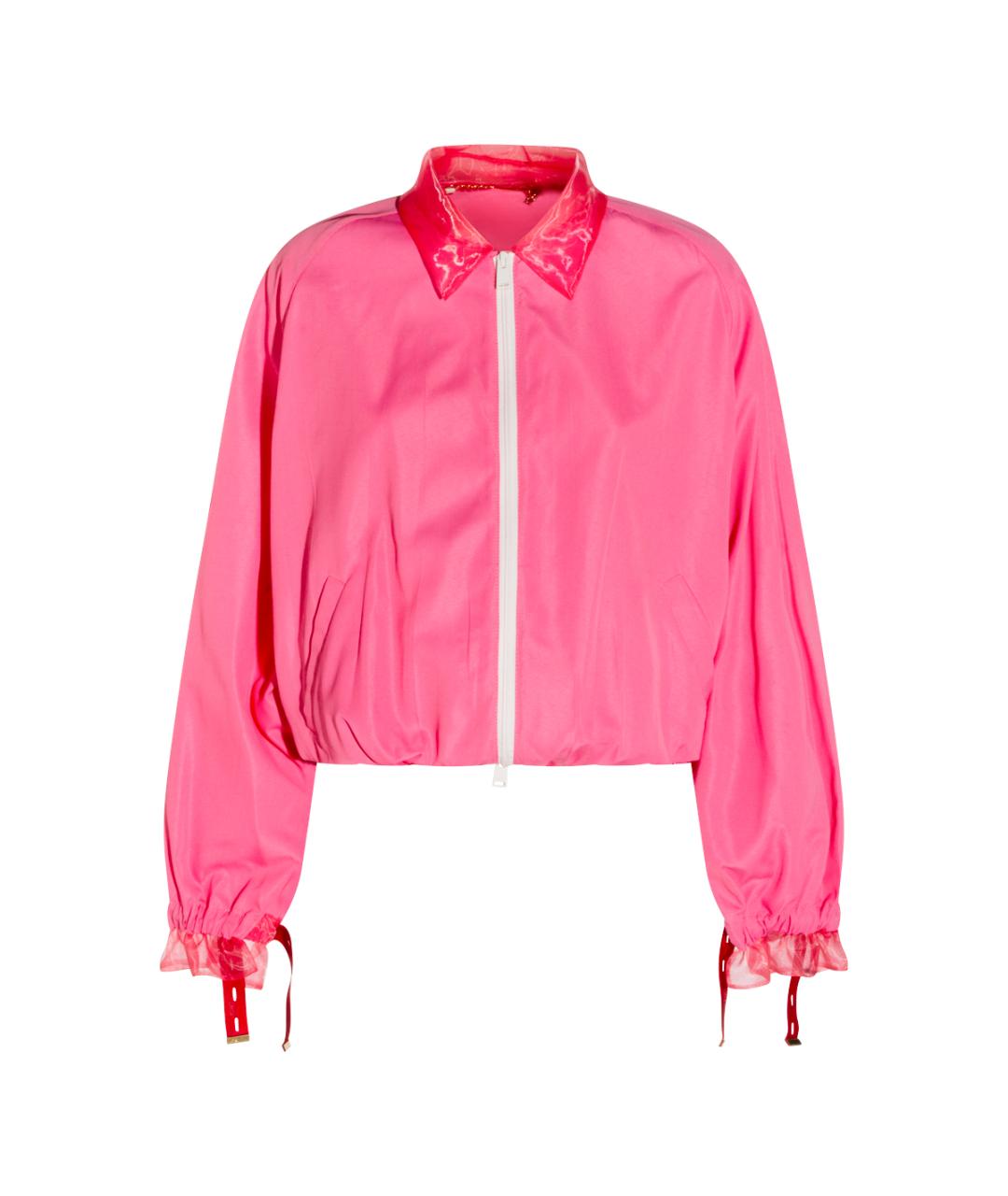 FENDI Розовая вискозная куртка, фото 1