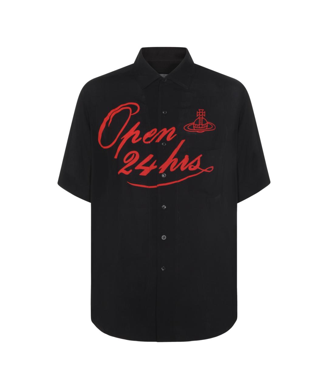 VIVIENNE WESTWOOD Черная хлопковая кэжуал рубашка, фото 1