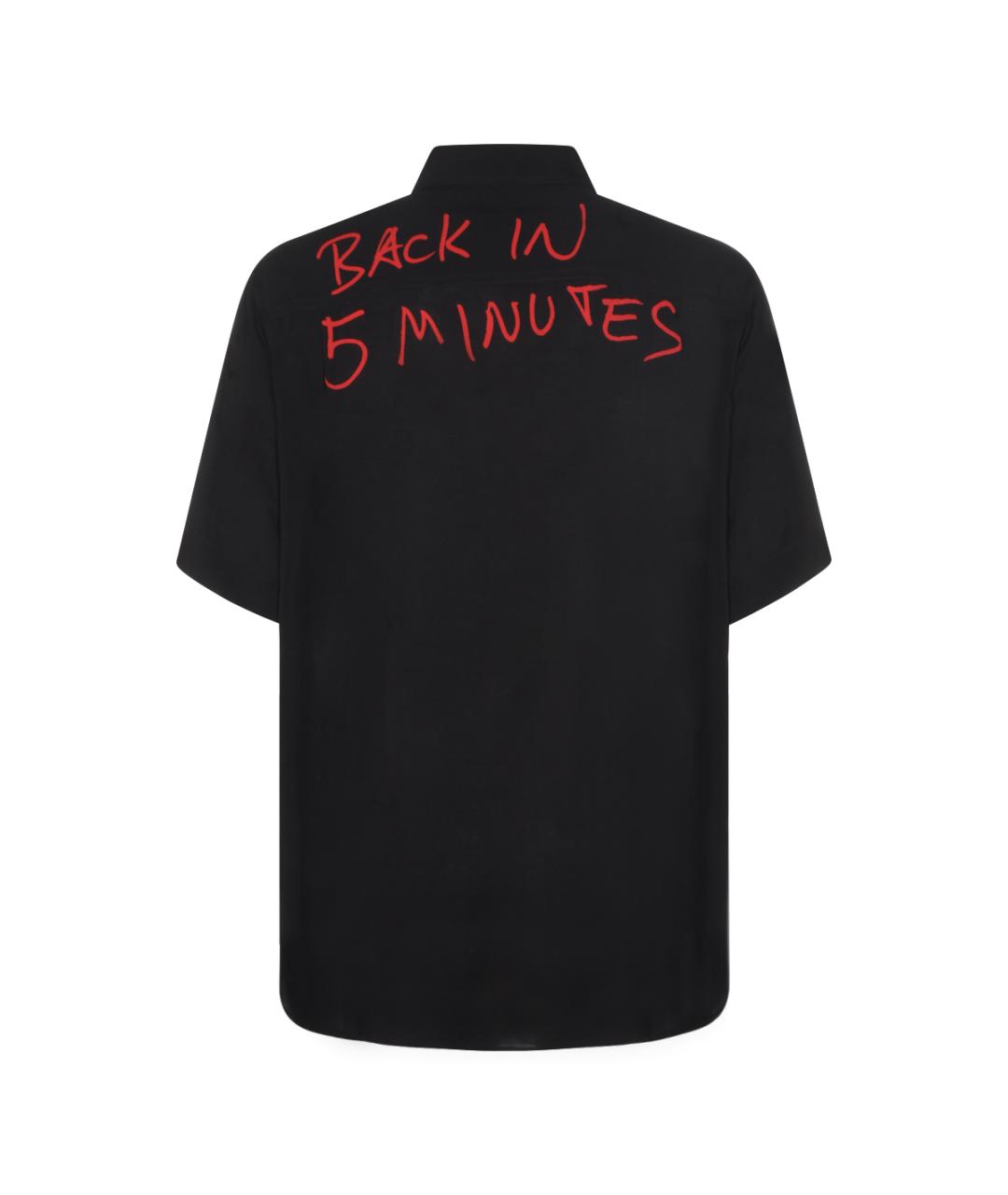 VIVIENNE WESTWOOD Черная хлопковая кэжуал рубашка, фото 2