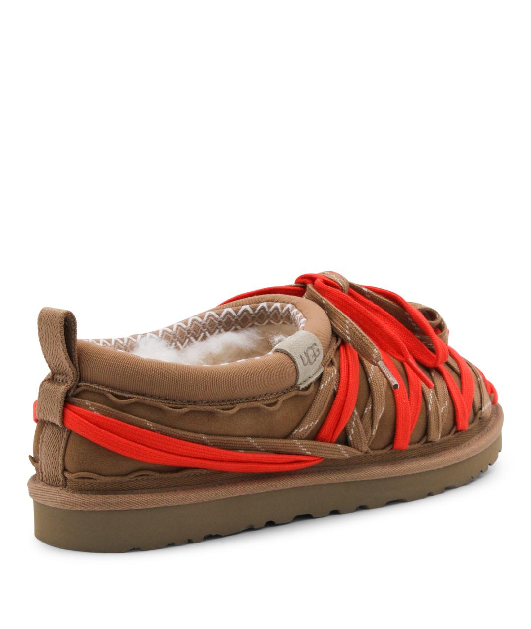 UGG AUSTRALIA Коричневые низкие ботинки, фото 3