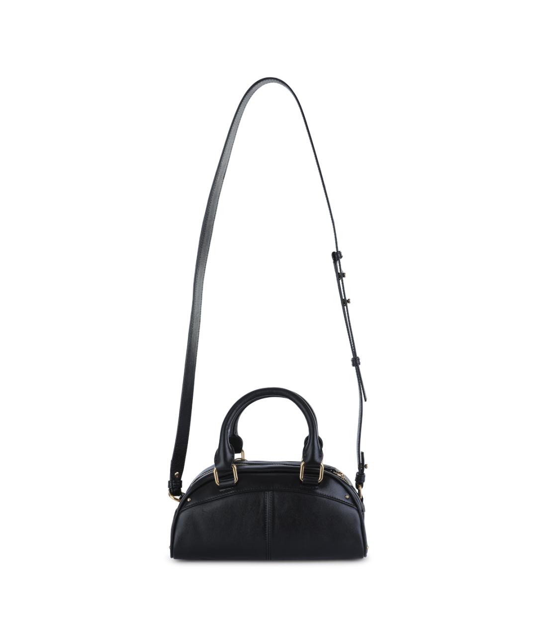 CHLOE Черная кожаная сумка тоут, фото 3