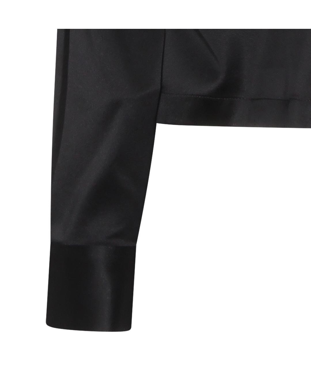 TOM FORD Черная шелковая футболка, фото 3