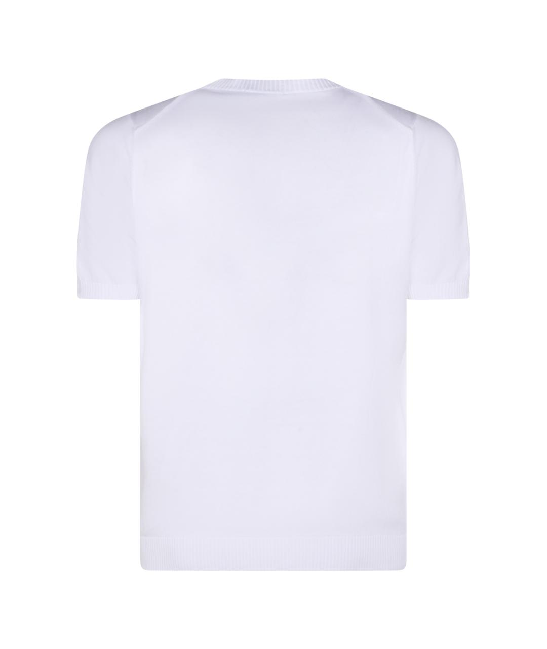 MALO Белая хлопковая футболка, фото 2