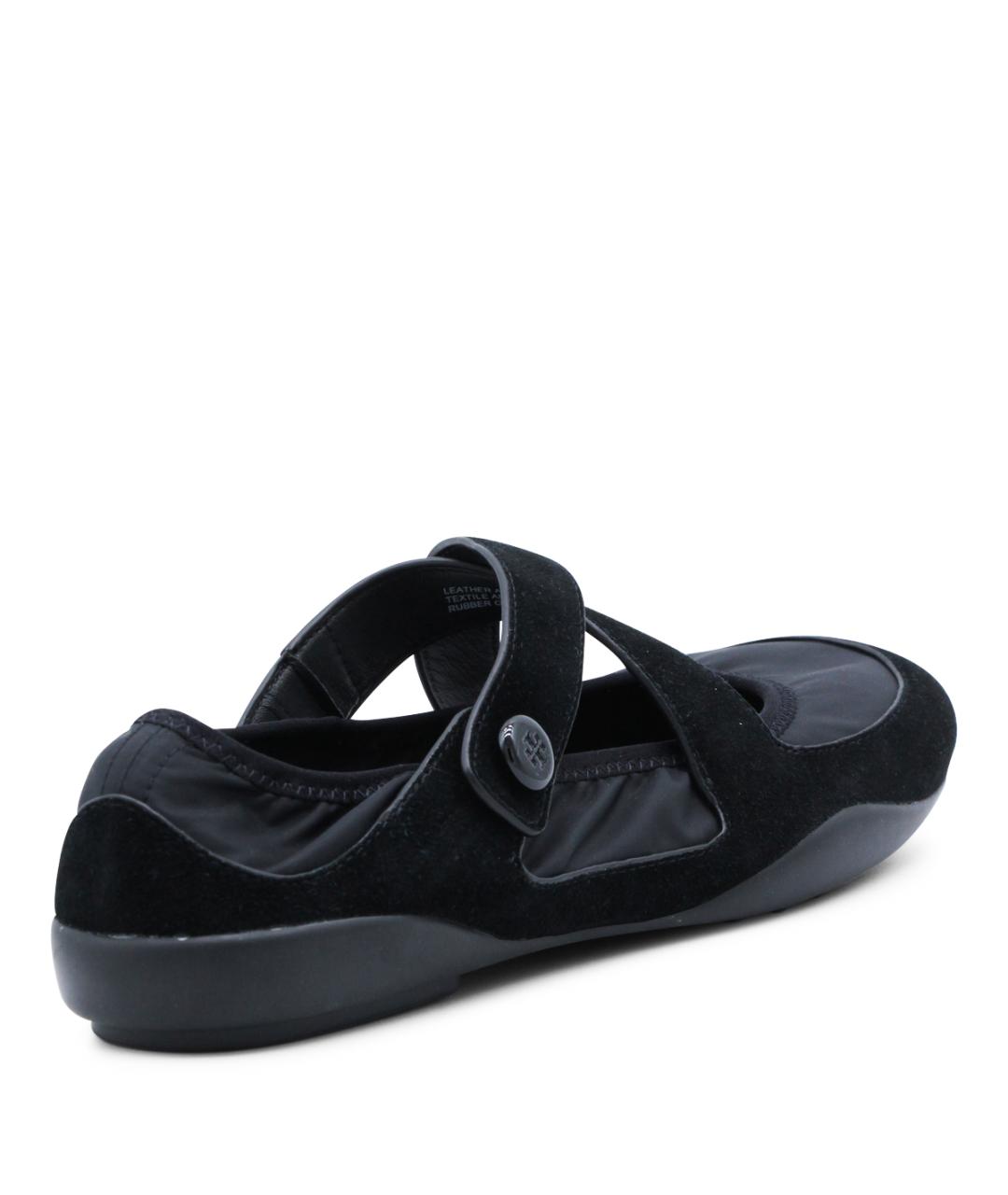 TORY BURCH Черные замшевые балетки, фото 3