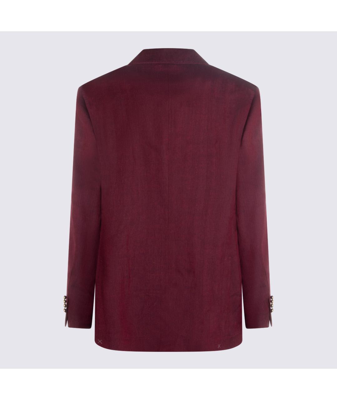 BRUNELLO CUCINELLI Бордовый классический костюм, фото 3