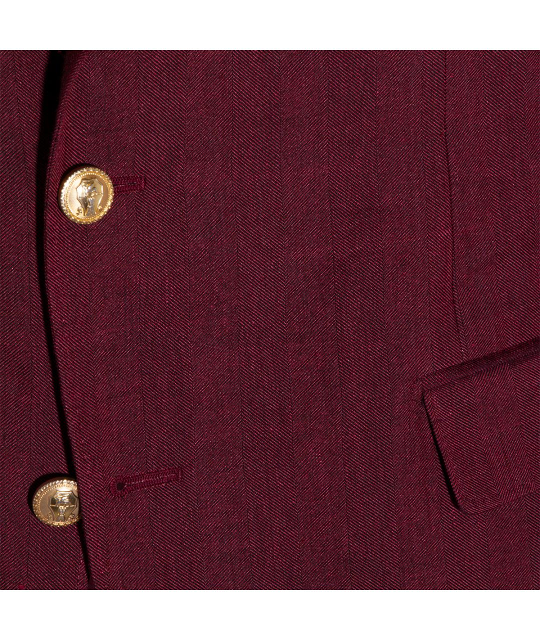 BRUNELLO CUCINELLI Бордовый классический костюм, фото 5