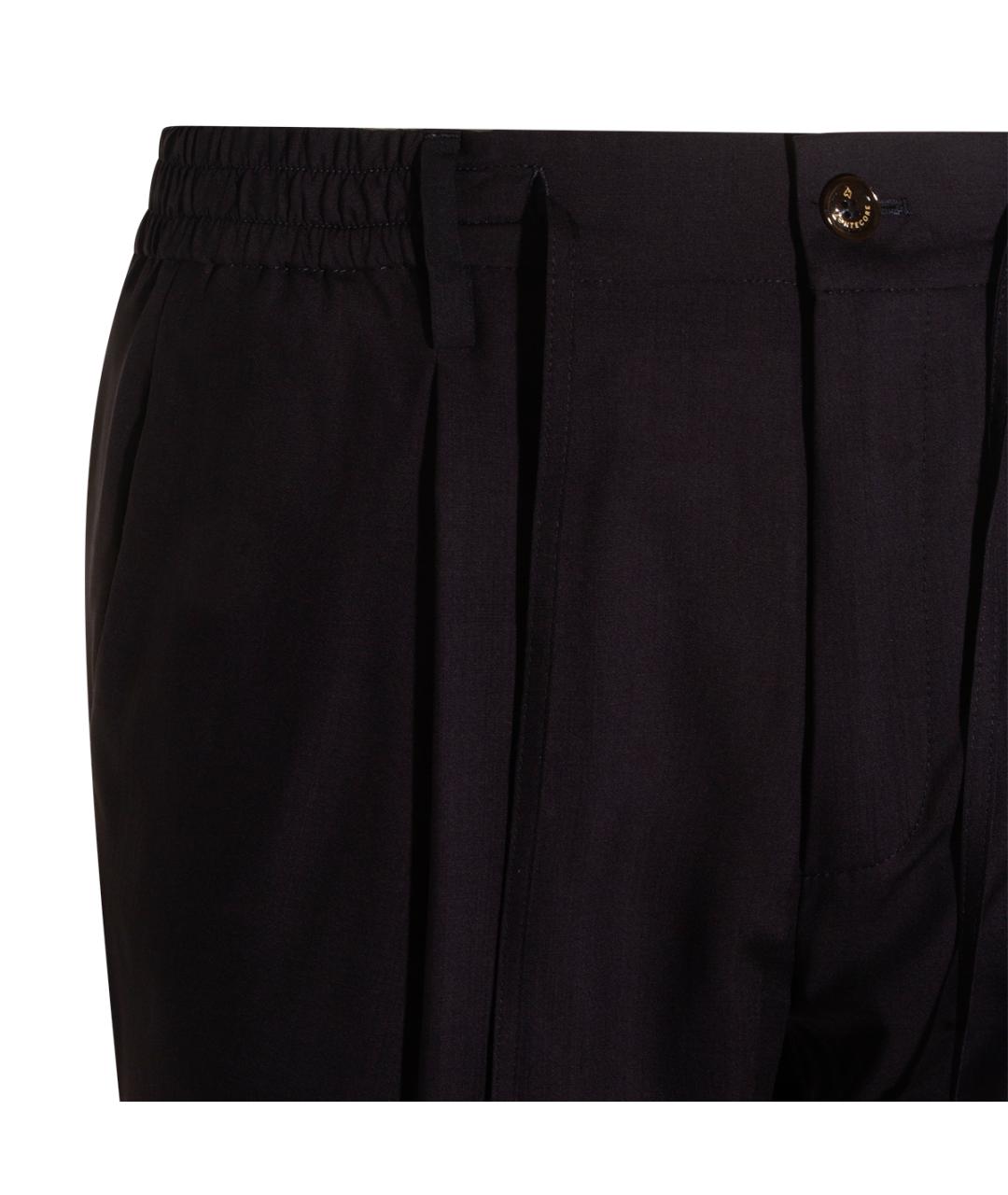 MONTECORE Синие хлопковые повседневные брюки, фото 3