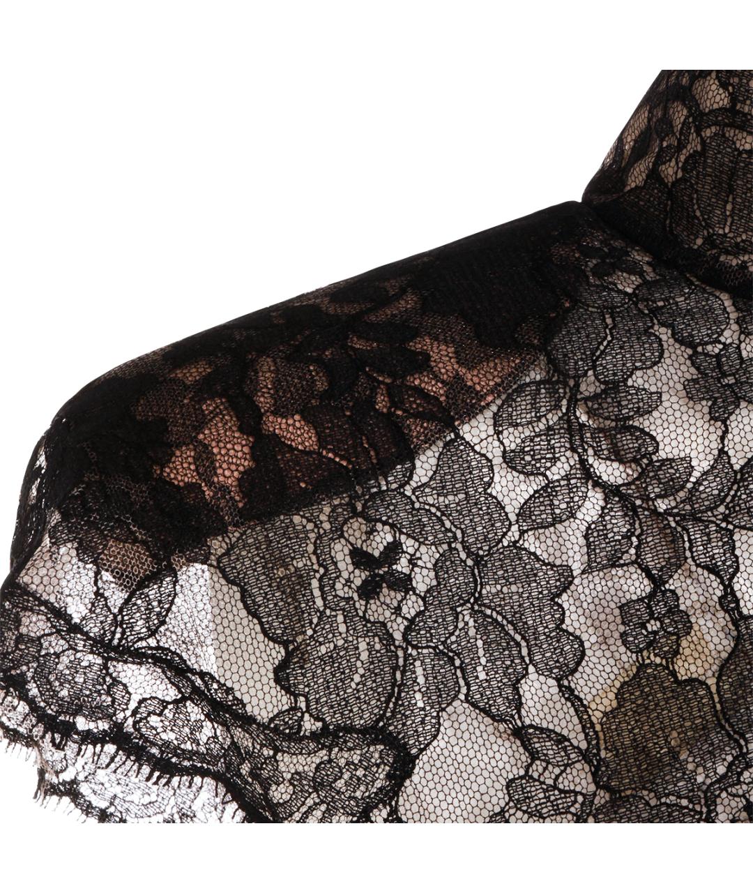 VALENTINO Черная шелковая блузы, фото 3