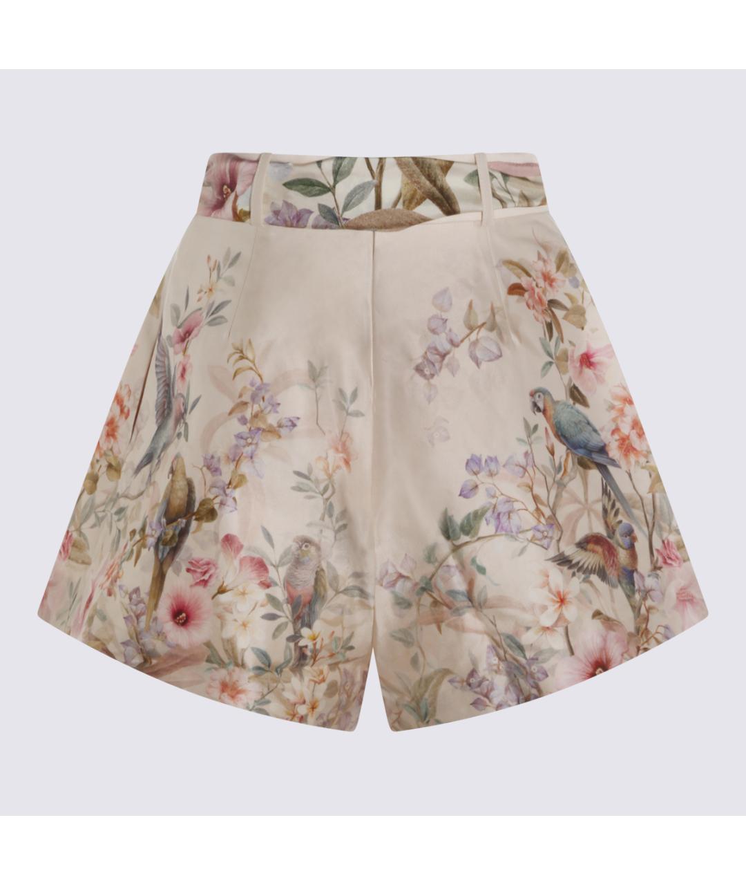 ZIMMERMANN Мульти шелковые шорты, фото 3