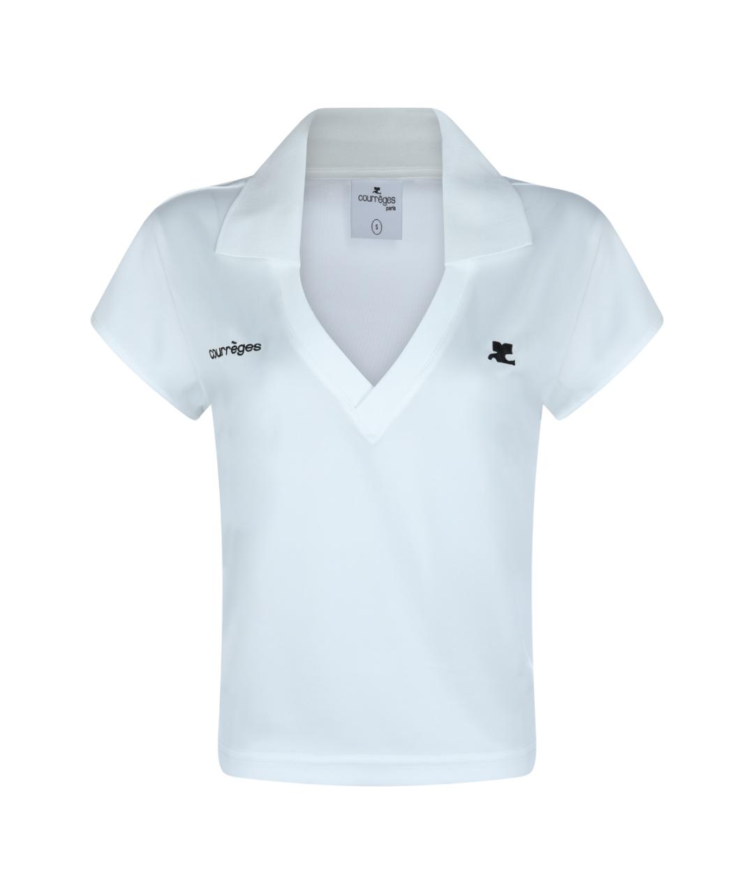 COURREGES Белая футболка, фото 1