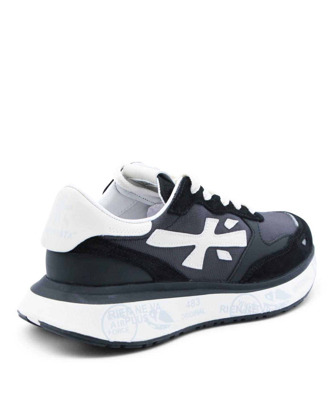 PREMIATA Синие кожаные кроссовки, фото 3