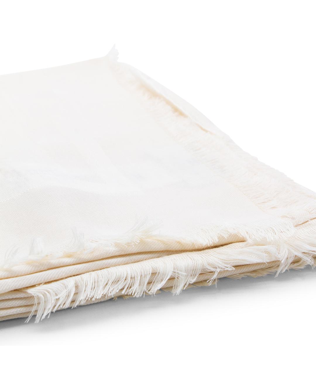 ELISABETTA FRANCHI Белый шарф, фото 2