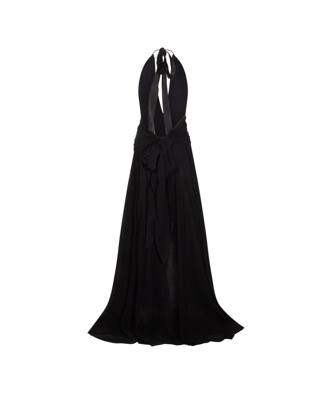 BLUMARINE Черное вискозное вечернее платье, фото 2