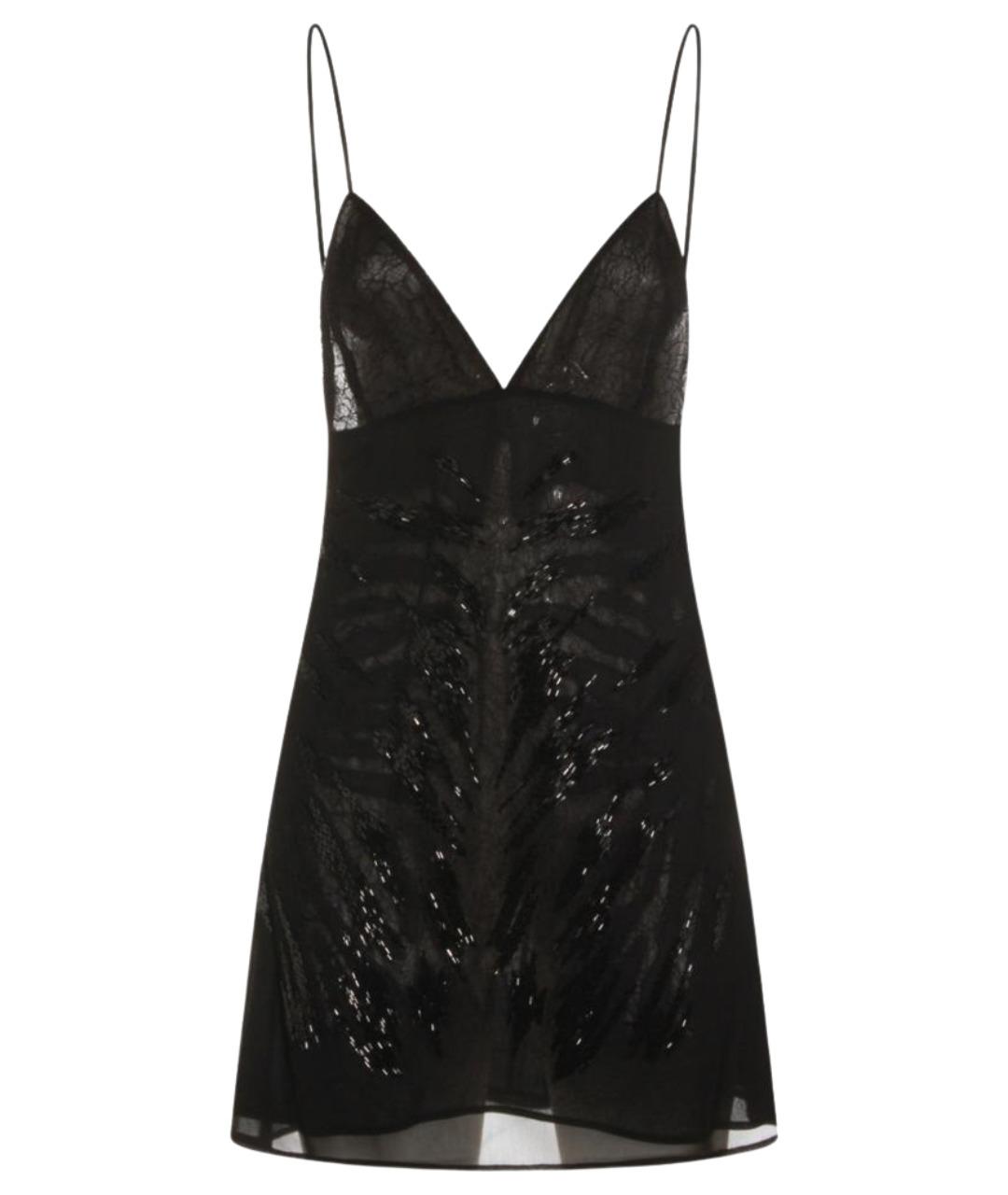 BLUMARINE Черное вискозное коктейльное платье, фото 1