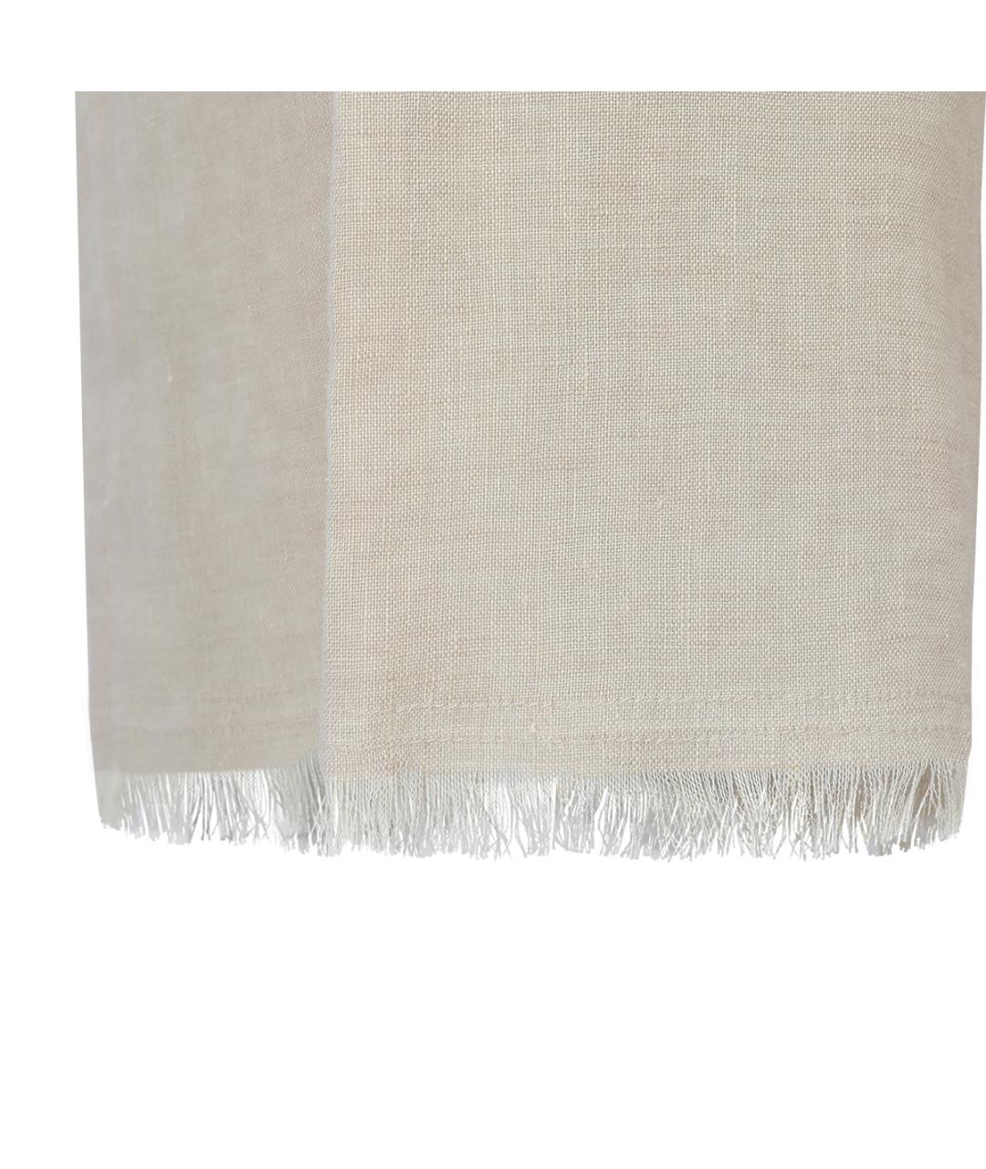 ANTONELLI FIRENZE Бежевые льняные прямые брюки, фото 4