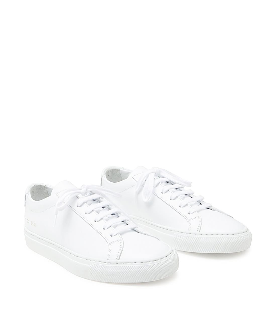COMMON PROJECTS Белые кожаные кеды, фото 2
