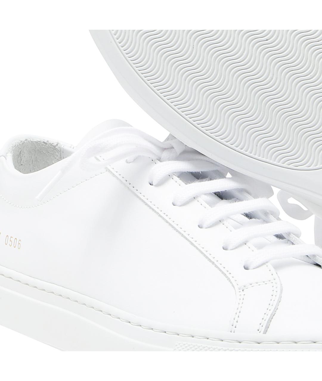 COMMON PROJECTS Белые кожаные кеды, фото 4