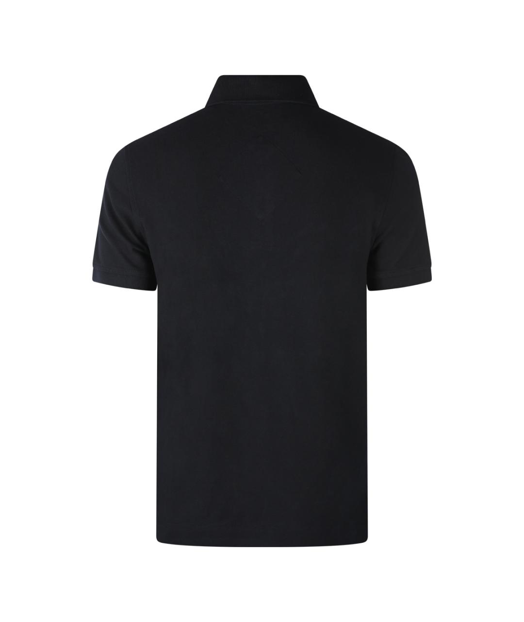 CANADA GOOSE Черное хлопковое поло с коротким рукавом, фото 2