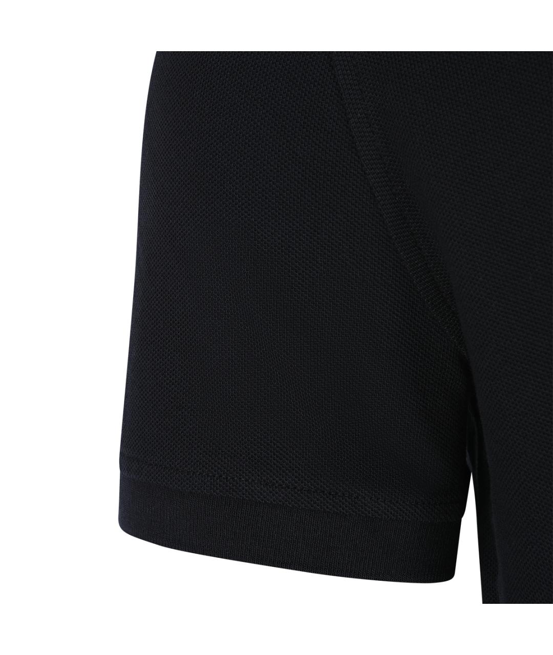 CANADA GOOSE Черное хлопковое поло с коротким рукавом, фото 4