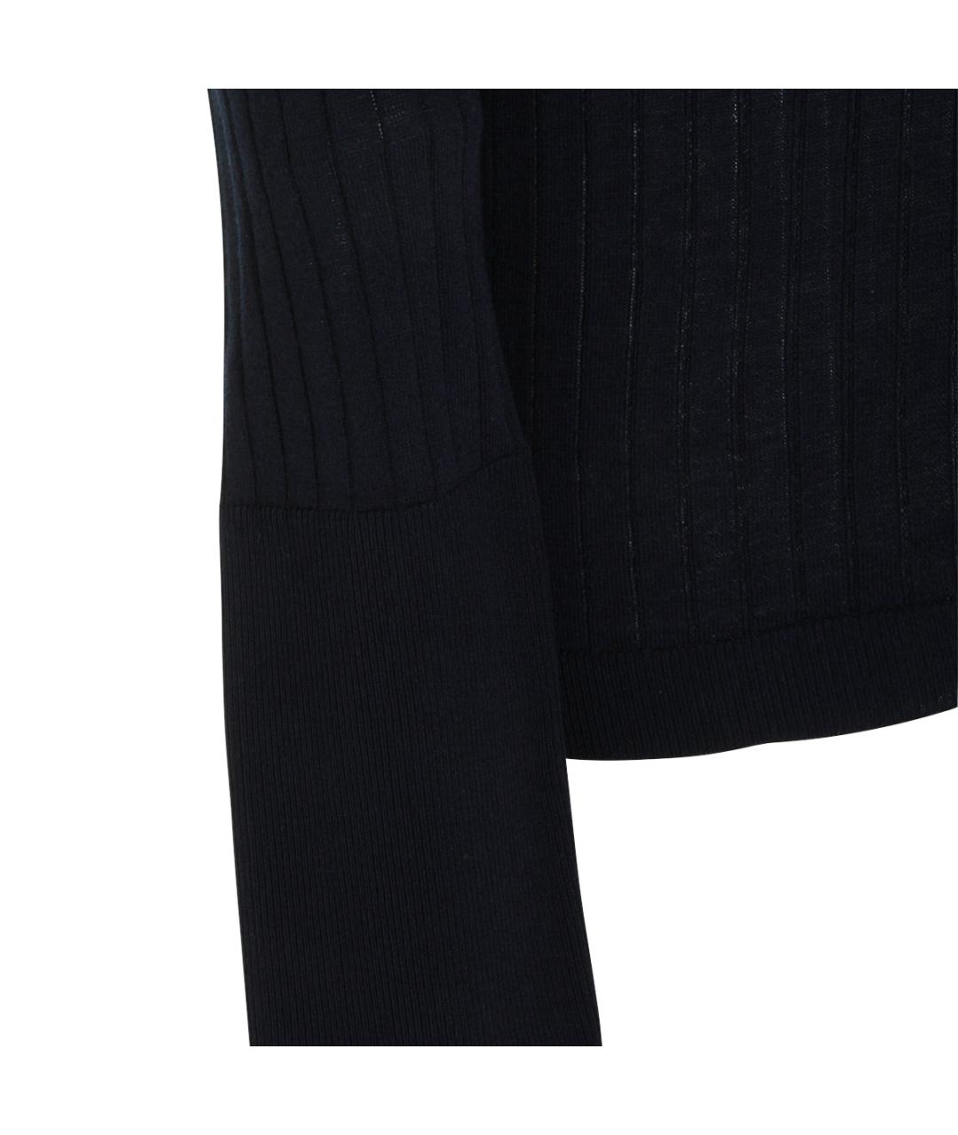 MALO Темно-синий хлопковый кардиган, фото 3