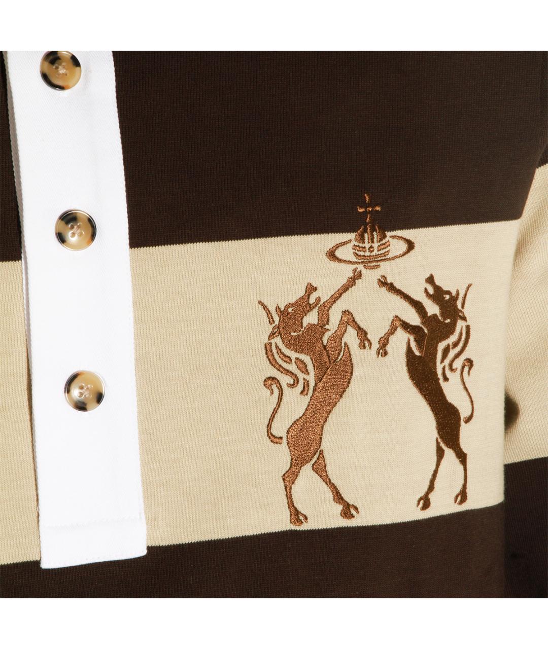 VIVIENNE WESTWOOD Мульти хлопковое поло с длинным рукавом, фото 3