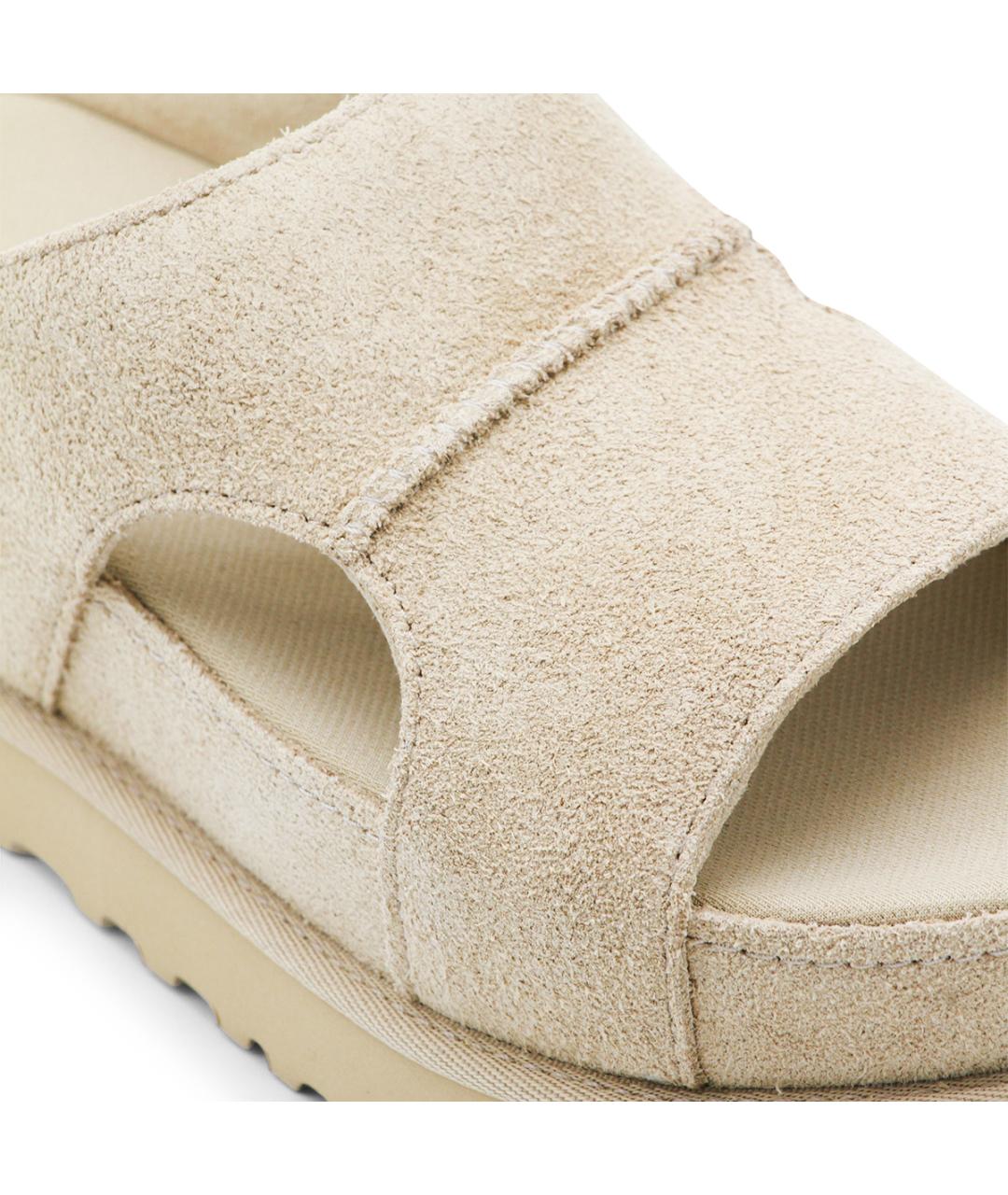 UGG AUSTRALIA Бежевые замшевые сандалии, фото 4