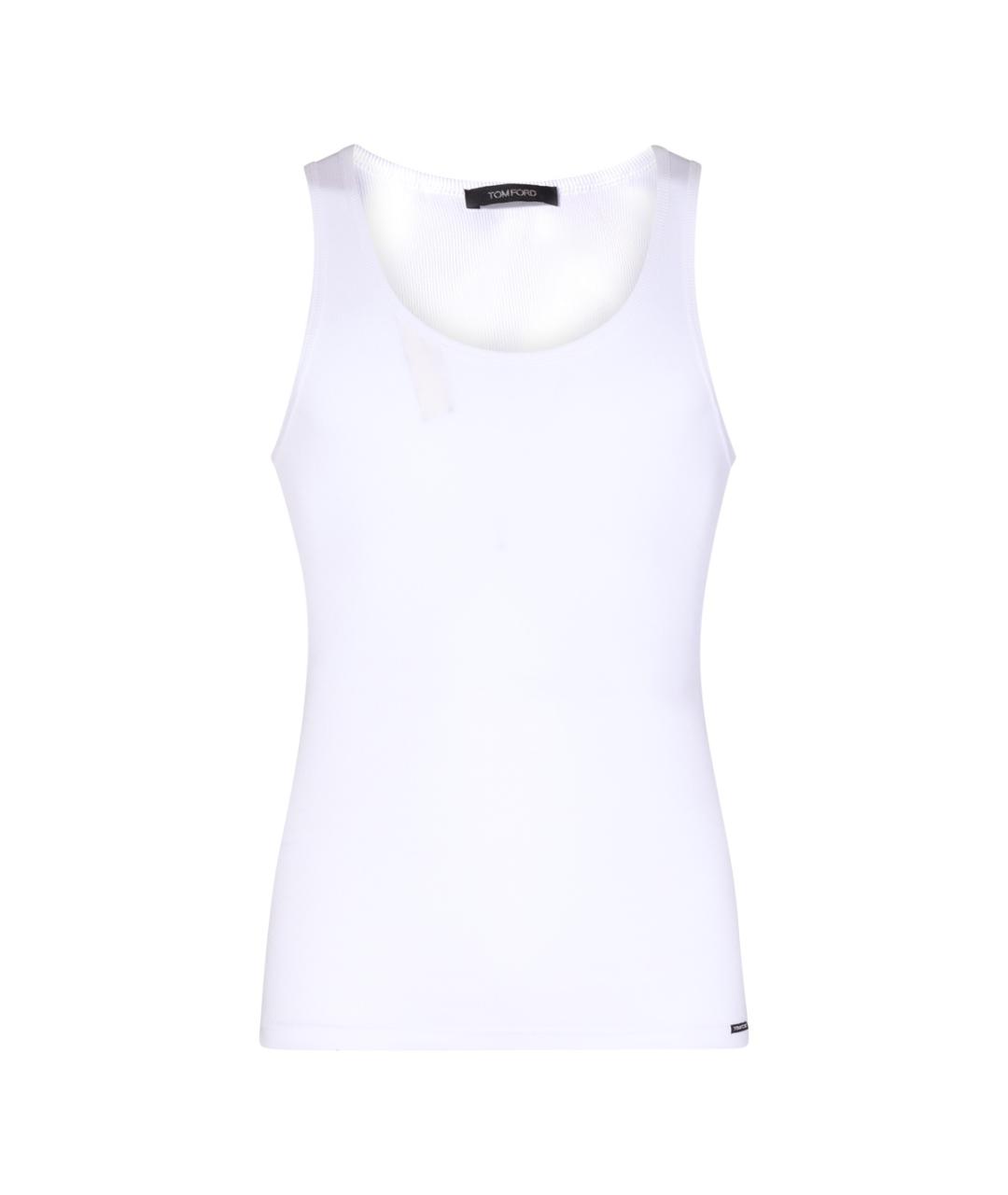 TOM FORD Белая майка, фото 1