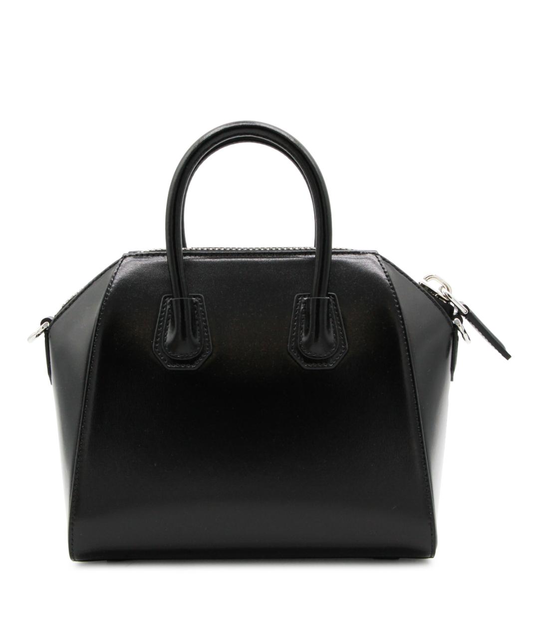 GIVENCHY Черная кожаная сумка тоут, фото 2