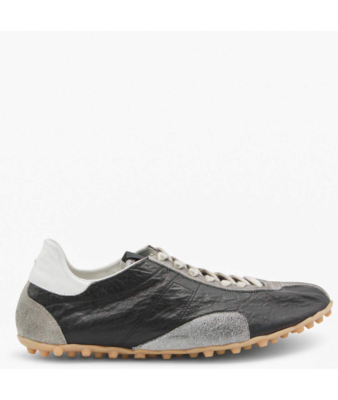 MAISON MARGIELA Мульти кожаные низкие кроссовки / кеды, фото 2