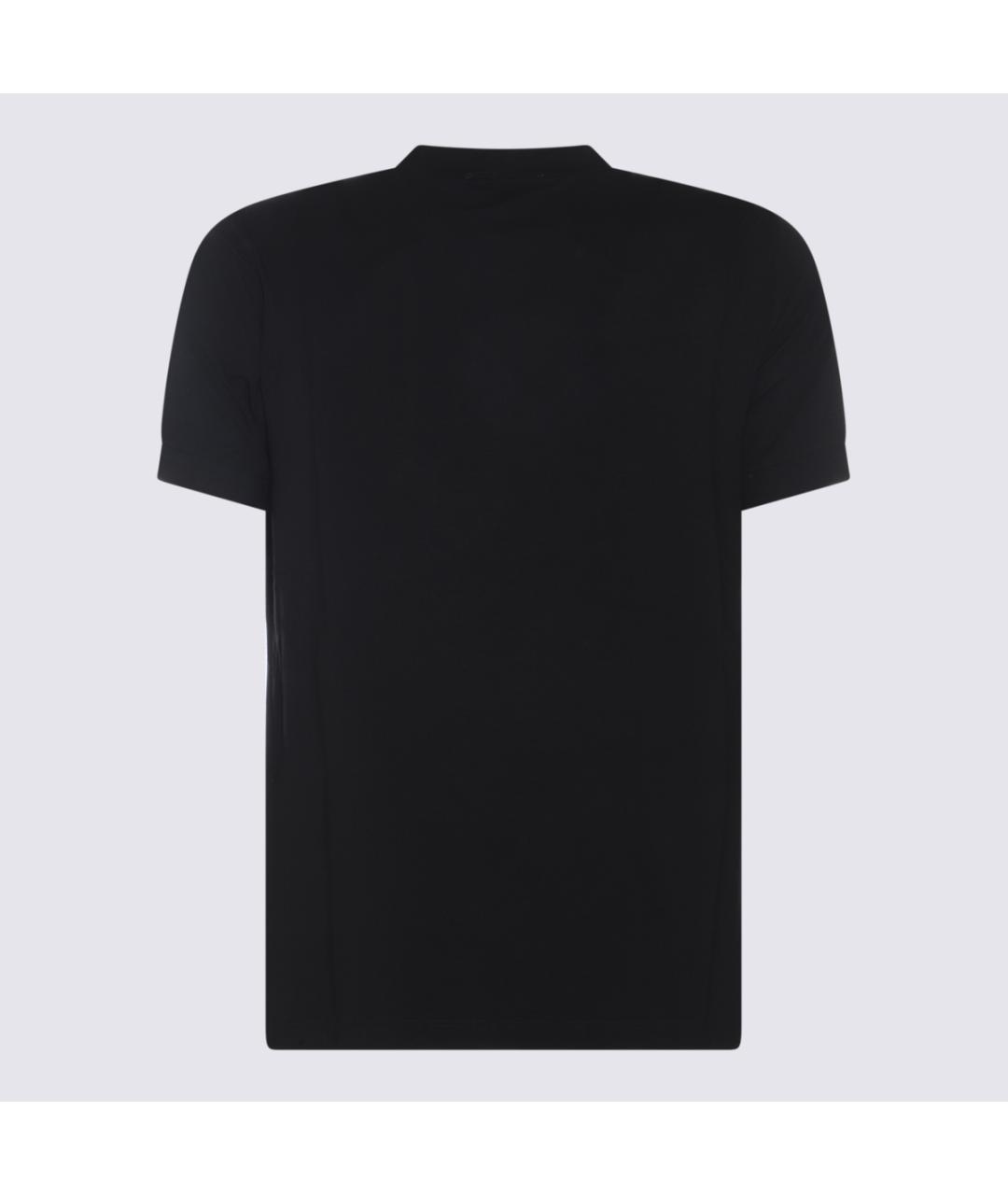 GIORGIO ARMANI Черная вискозная футболка, фото 4